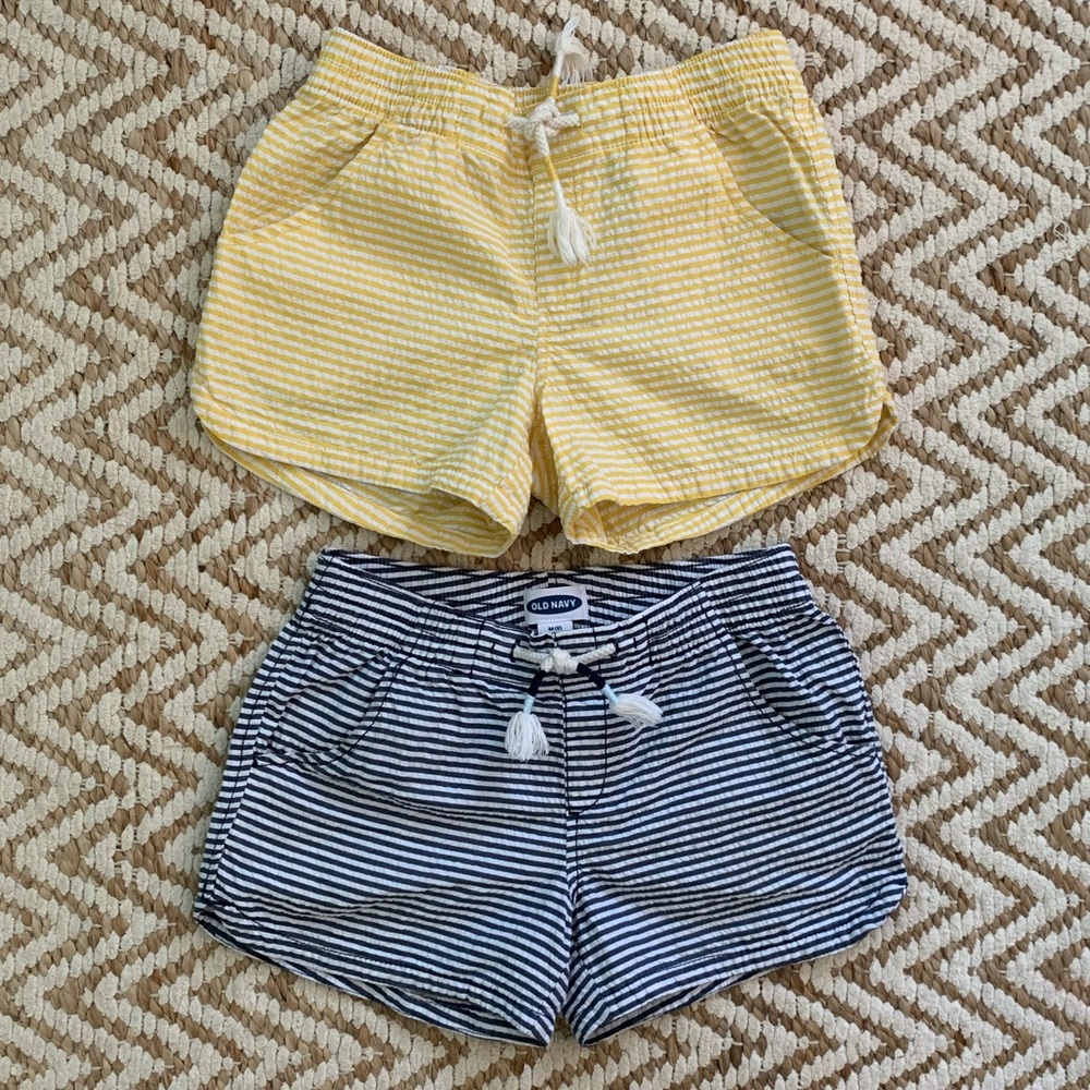 Old Navy Girls Seersucker Shorts
